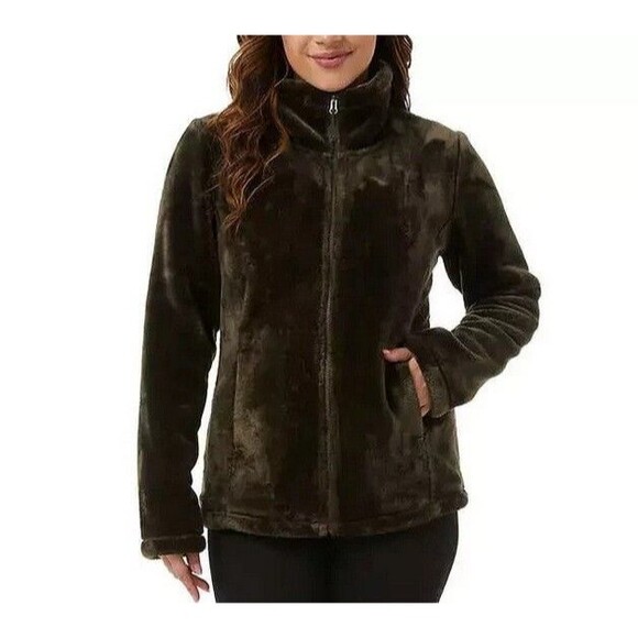 NWT Teddy Jacket Faux Fur | Urban Chic Dark Green  |  XL  | 32 Degrees - Picture 1 of 4